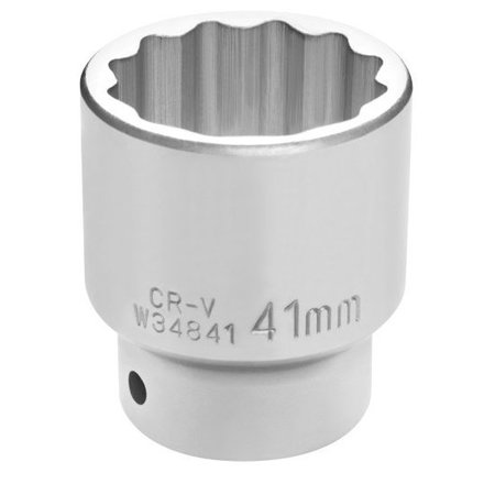 PERFORMANCE TOOL 3/4 In Dr. 12 Pt Socket 41Mm Socket 12Pt 41M, W34841 W34841